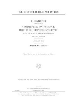 Cover of H.R. 5143, the H-Prize Act of 2006