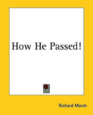 Book cover for How He Passed!