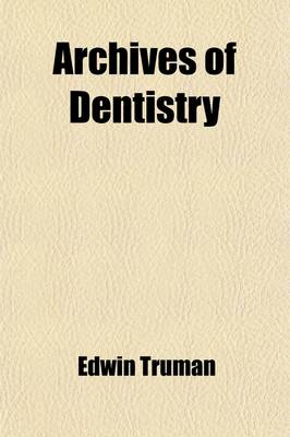 Book cover for Archives of Dentistry