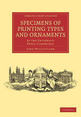 Book cover for Specimens of Printing Types and Ornaments