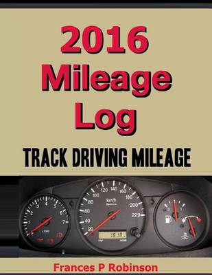 Book cover for 2016 Mileage Log