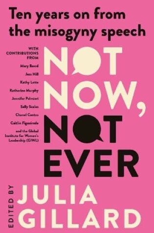 Cover of Not Now, Not Ever