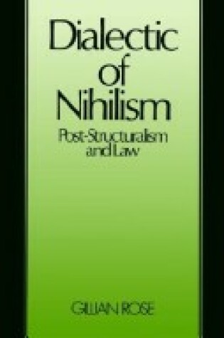 Cover of Dialectic of Nihilism