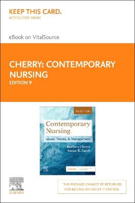 Cover of Contemporary Nursing Elsevier eBook on Vitalsource (Retail Access Card): Issues, Trends, & Management