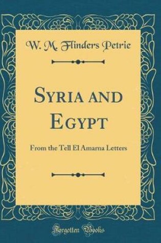 Cover of Syria and Egypt