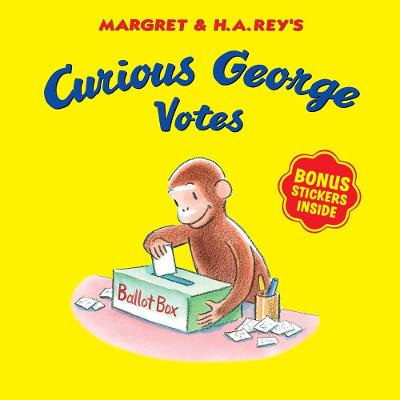 Book cover for Curious George Votes