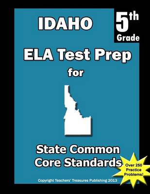 Book cover for Idaho 5th Grade ELA Test Prep