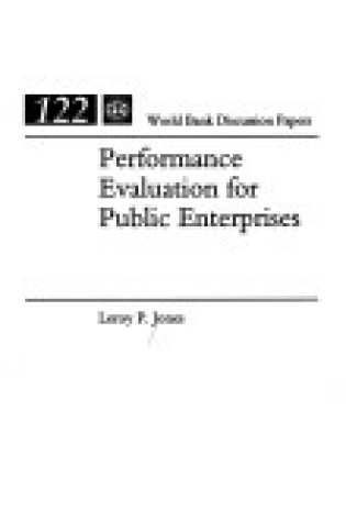 Cover of Performance Evaluation for Public Enterprise