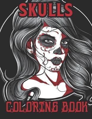 Book cover for Skulls Coloring Book