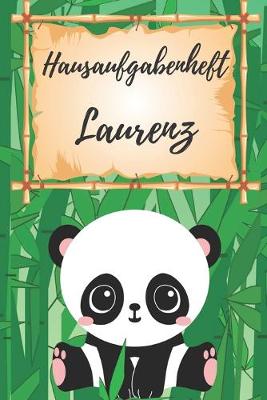 Book cover for Hausaufgabenheft Laurenz