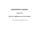 Book cover for Continuous Casting Vol. II