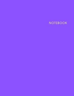 Book cover for Notebook Purple Cover