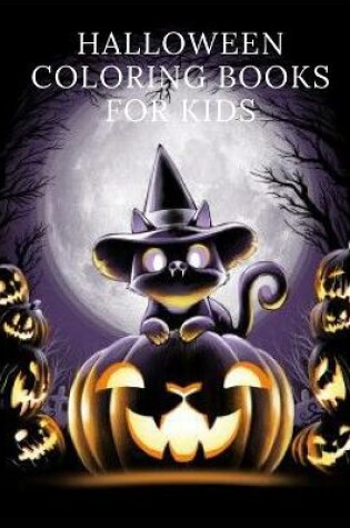 Cover of halloween coloring books for kids