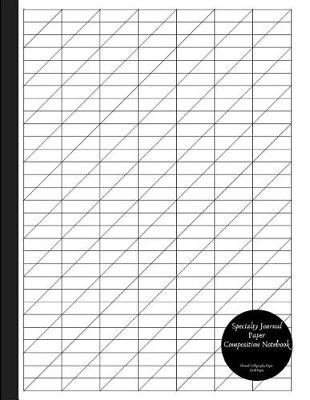 Book cover for Specialty Journal Paper Composition Notebook Slanted Calligraphy Paper Grid Pages