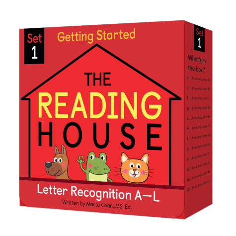 Book cover for The Reading House Set 1: Letter Recognition A-L