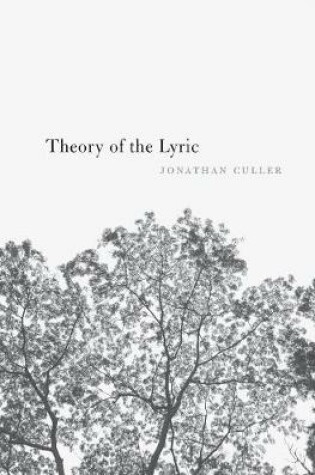 Cover of Theory of the Lyric