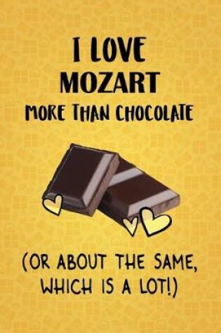 Cover of I Love Mozart More Than Chocolate (Or About The Same, Which Is A Lot!)