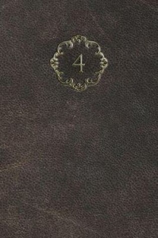 Cover of Monogram "4" Blank Book