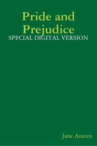 Cover of Pride and Prejudice- Special Digital Version