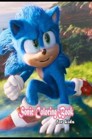 Cover of Sonic coloring book for kids