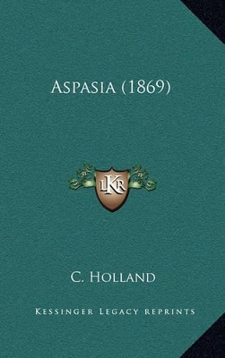 Book cover for Aspasia (1869)