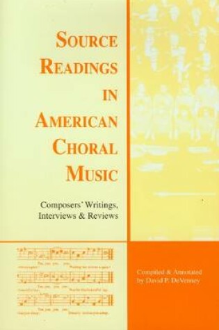 Cover of Source Readings in American Choral Music