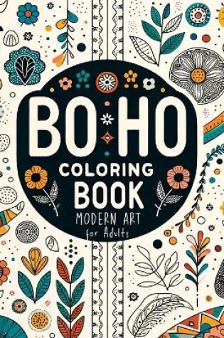 Cover of Minimalist Boho Coloring Book for Teens & Adults Relaxation