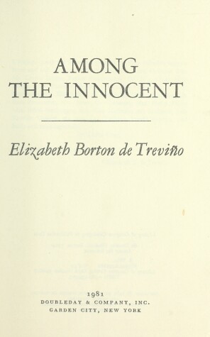 Book cover for Among the Innocent