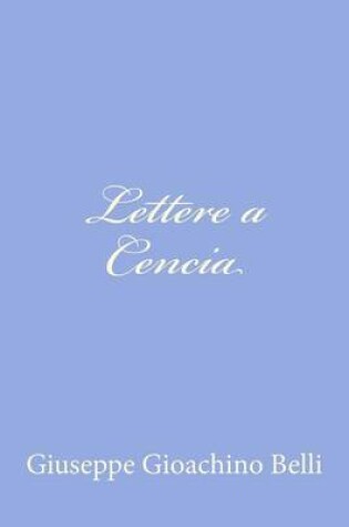 Cover of Lettere a Cencia