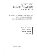 Book cover for Multiple Classification Analysis