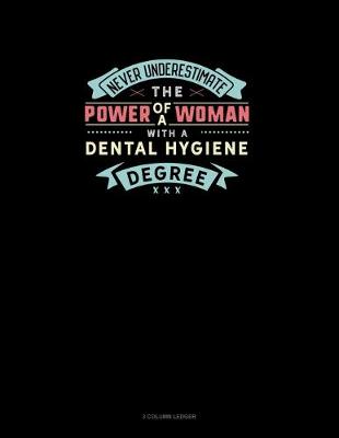 Book cover for Never Underestimate The Power Of A Woman With A Dental Hygiene Degree