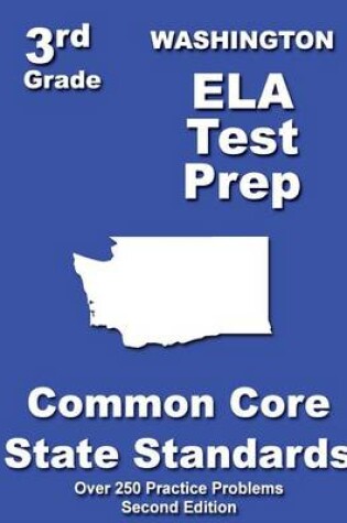 Cover of Washington 3rd Grade ELA Test Prep