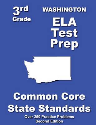 Book cover for Washington 3rd Grade ELA Test Prep