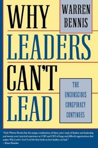 Cover of Why Leaders Can't Lead