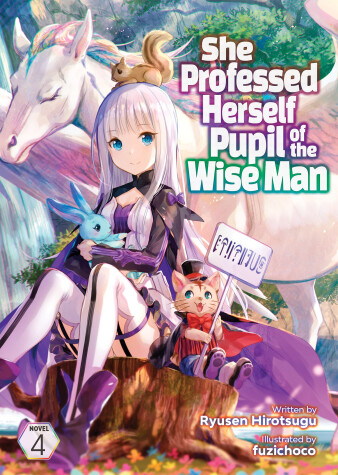 Cover of She Professed Herself Pupil of the Wise Man (Light Novel) Vol. 4