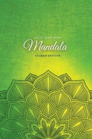 Cover of Colouring Book. Mandala. Ekansh Edition