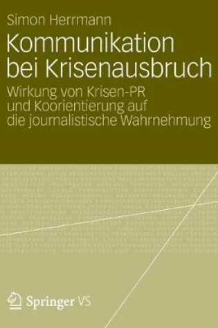 Cover of Kommunikation bei Krisenausbruch