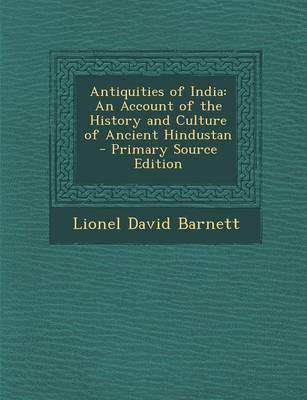 Book cover for Antiquities of India