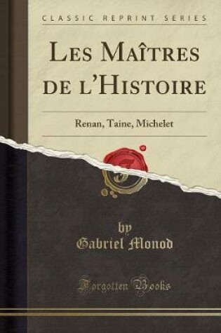 Cover of Les Maitres de l'Histoire