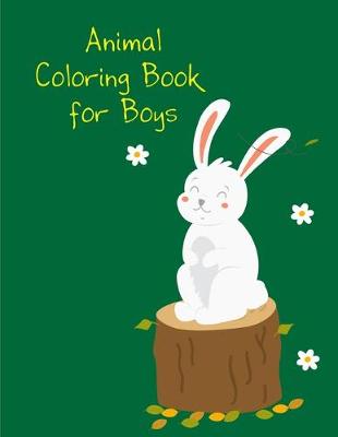 Cover of Animal Coloring Book for Boys