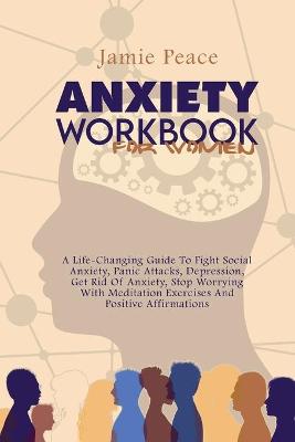 Book cover for Anxiety Workbook for Women