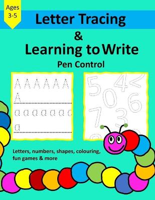 Book cover for Letter Tracing & Learning to Write Pen control