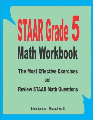 Book cover for STAAR Grade 5 Math Workbook