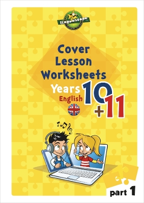 Book cover for Cover Lesson Worksheets - Years 10 & 11 English, Part 1