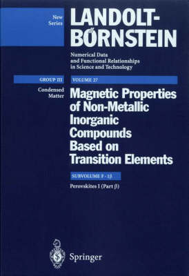 Book cover for Perovskites I (Part b)