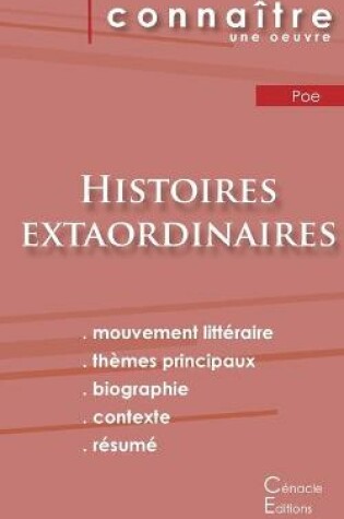 Cover of Fiche de lecture Histoires extraordinaires de Poe (Analyse litteraire de reference et resume complet)