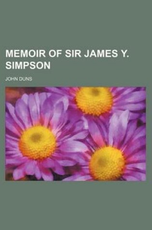 Cover of Memoir of Sir James Y. Simpson