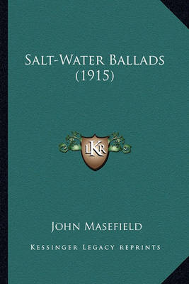 Book cover for Salt-Water Ballads (1915)