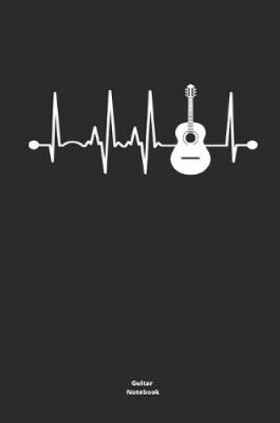 Cover of Acoustic guitar heartbeat guitar musician notebook