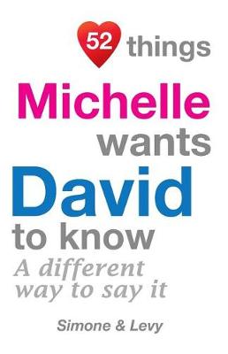 Book cover for 52 Things Michelle Wants David To Know